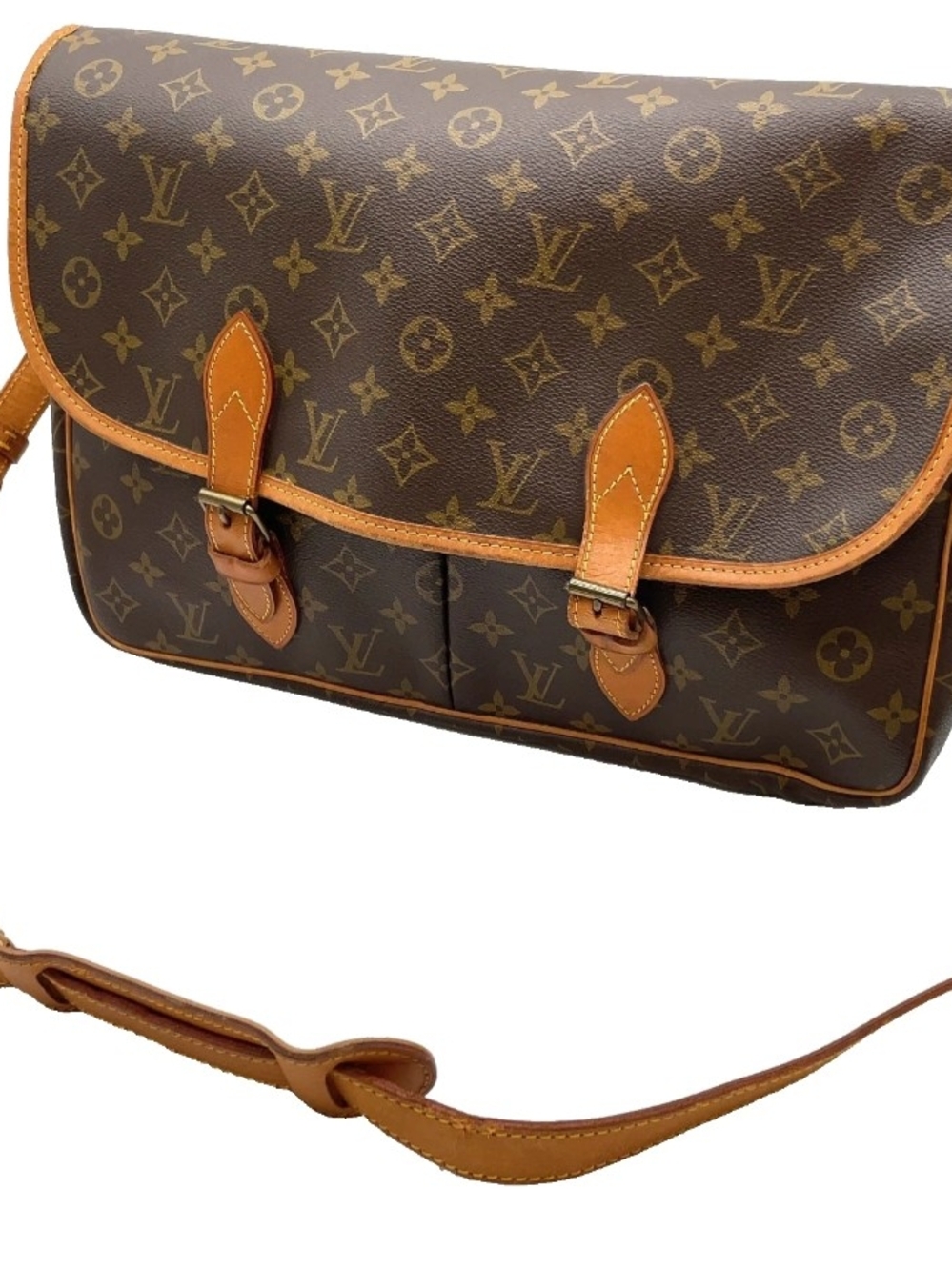 Auth Louis Vuitton Monogram Gibecière GM M42246 Shoulder Bag